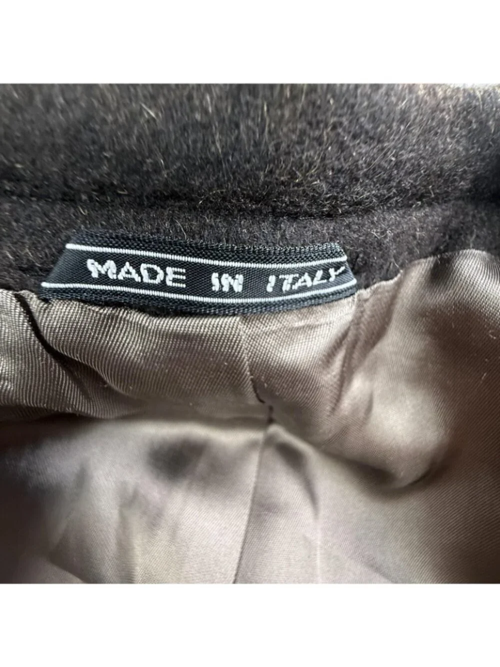 Today's Man Blazer Mens 41R Brown Cashmere Wool Tweed Sport Coat Made In Italy